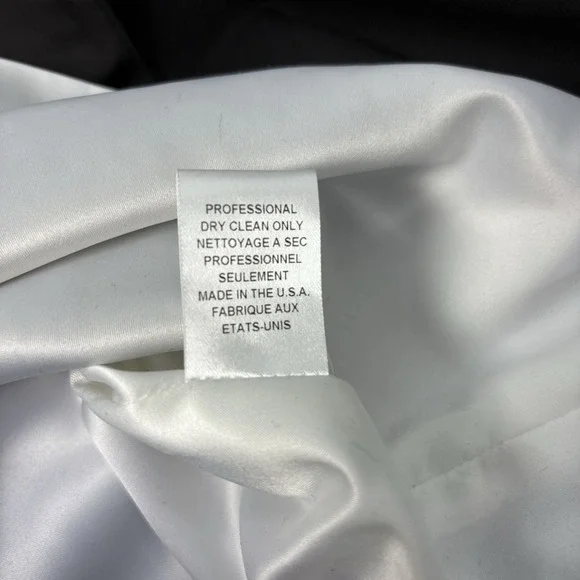 Alice + Olivia Sleeveless Peplum Dress Small  Black Wool Lined Wedding Party NWT - Picture 15 of 15